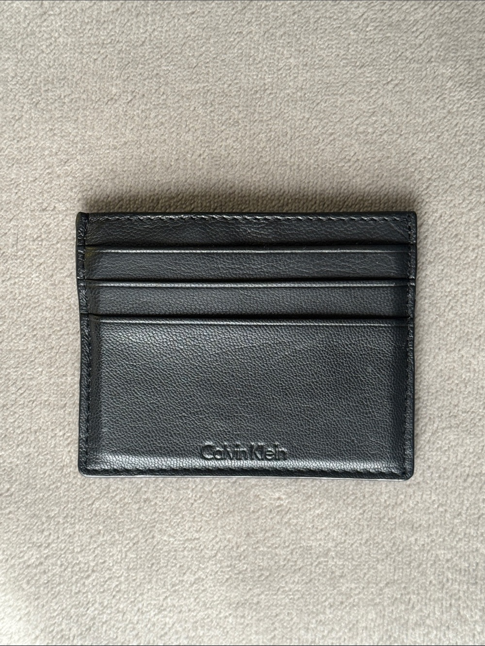 Calvin Klein Slim Leather Card Holder / Wallet